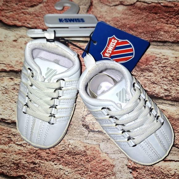 K,Swiss Crib Shoe Soft Bottom Baby Shoes - Sneakers and First Walking - Picture 2 of 13
